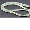 Natural Green Amethyst Smooth Polished Round Wheel Tyre Beads Strand Length is 14 Inches & Sizes 4-6.5mm approx.